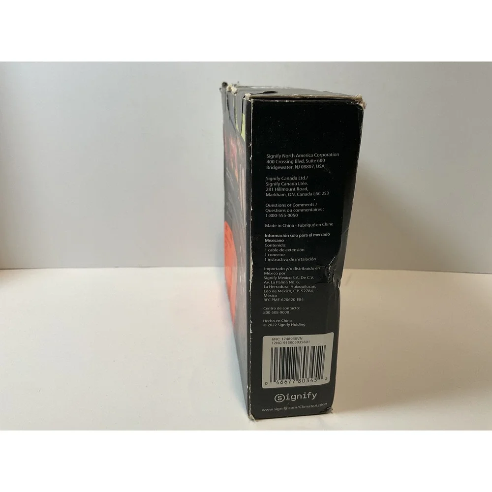Philips Hue Outdoor Low Volt Extension Cable and Connector Smart Lighting 8.2 ft